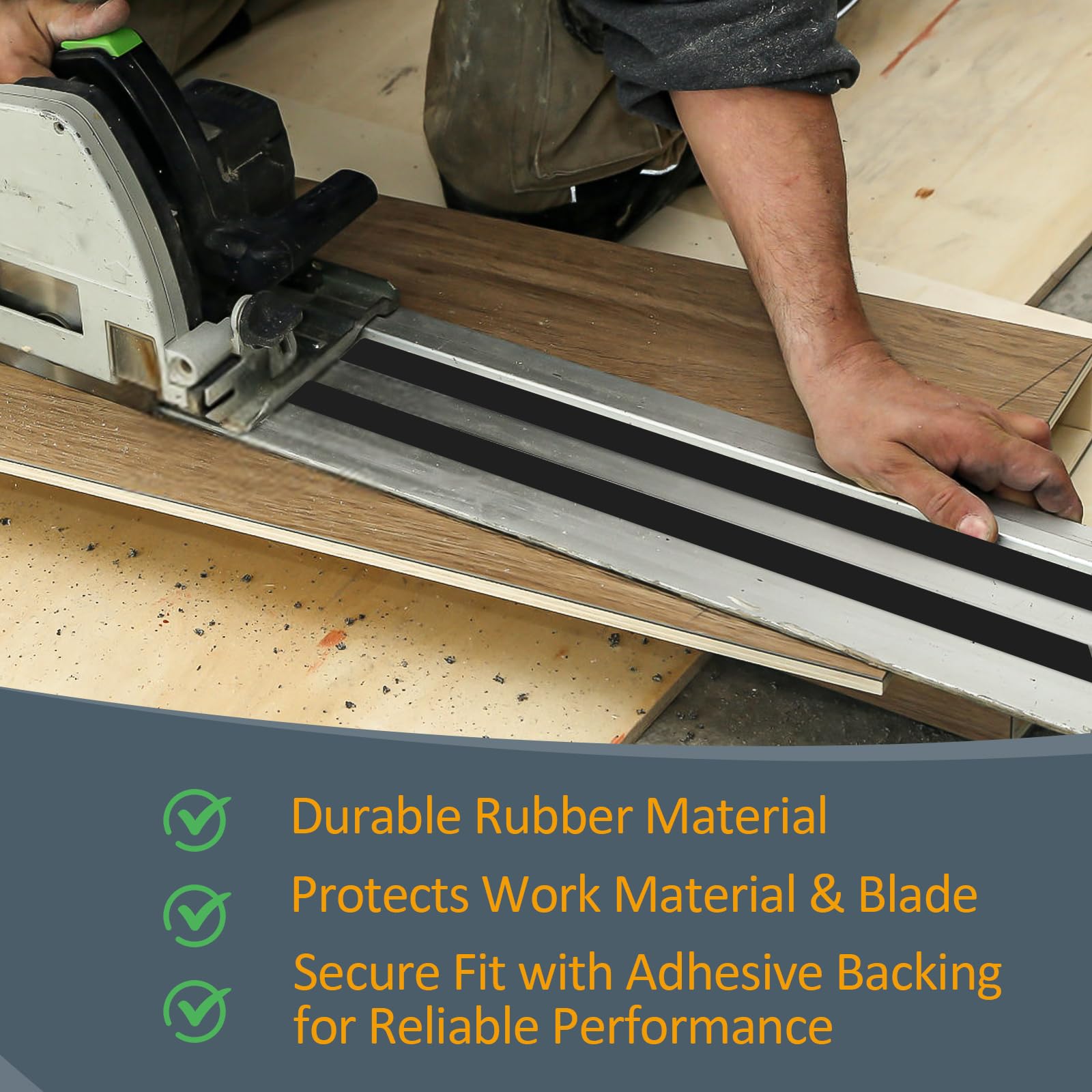 2PK Splinter Guard Replacement Strip Compatible with Makita 194419
